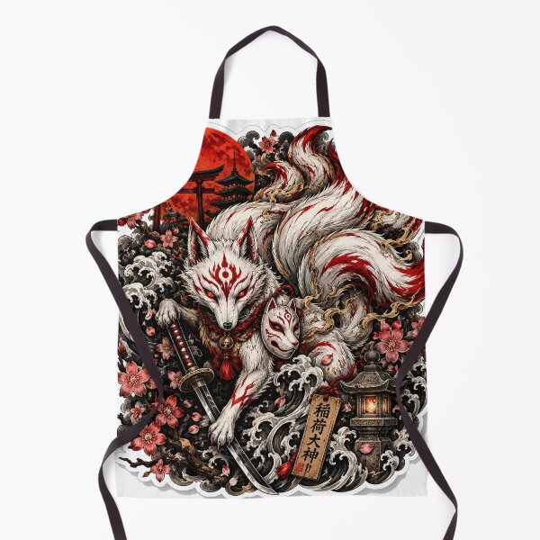 Item preview, Japanese Fox Tattoo designed and sold by TeikunShop.