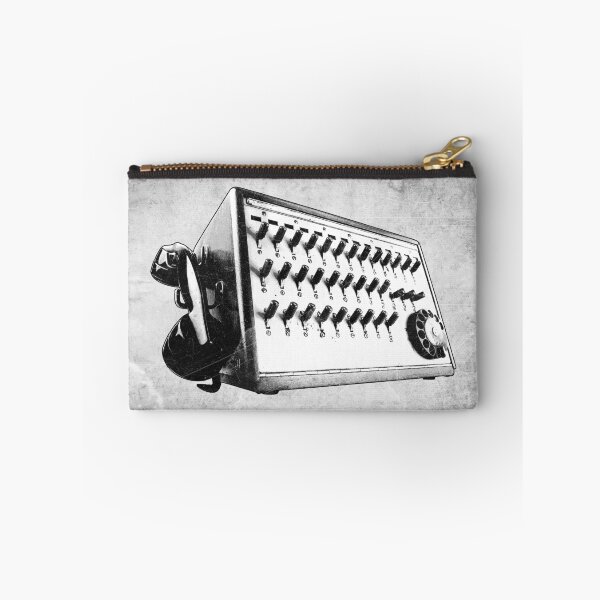 Item preview, Telephone Switchboard Operator Console Etched Illustration designed and sold by Ghoul Enterprises.
