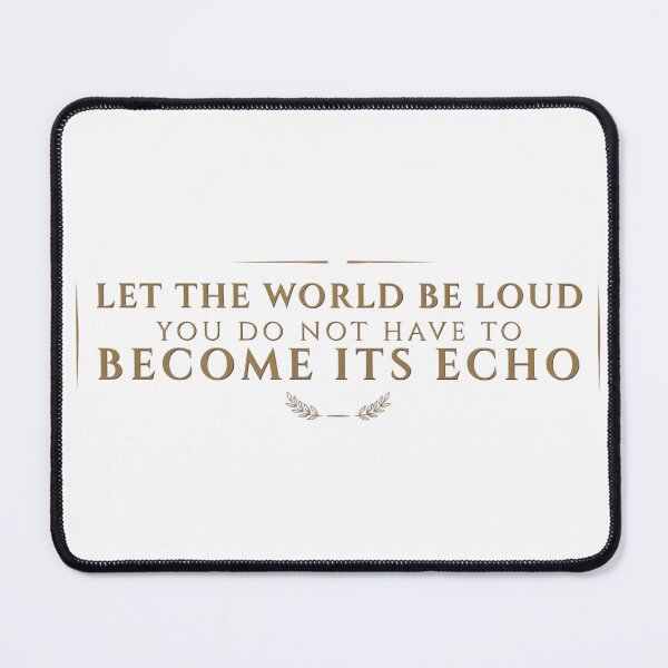 Item preview, Quiet Strength Against The World’s Noise designed and sold by syotos-ai.