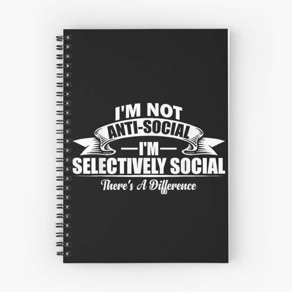 Item preview, Antisocial Quotes designed and sold by goombi-creative.