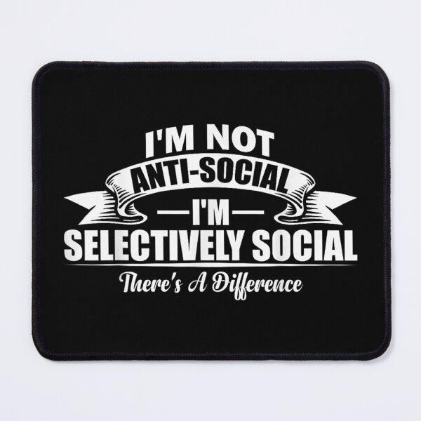 Item preview, Antisocial Quotes designed and sold by goombi-creative.