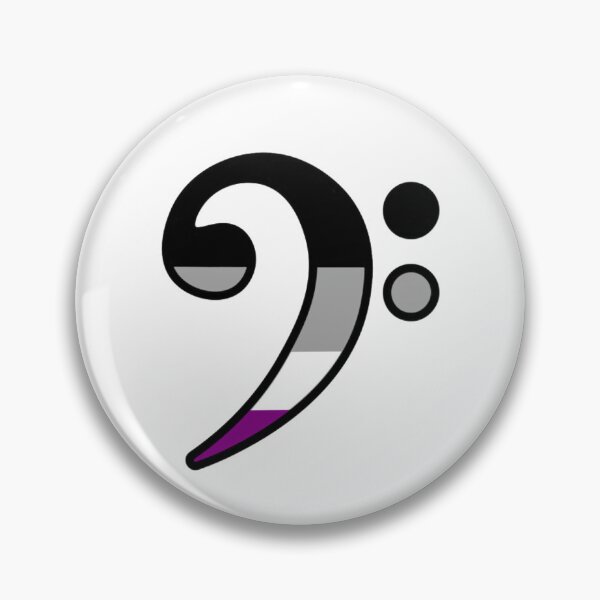 Item preview, Bass Clef - Asexual designed and sold by TheReedRoom.