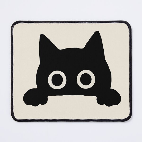 Item preview, Peeking Black Cat Paws designed and sold by Gkinoki.