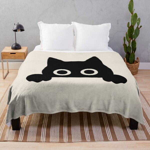 Item preview, Peeking Black Cat Paws designed and sold by Gkinoki.