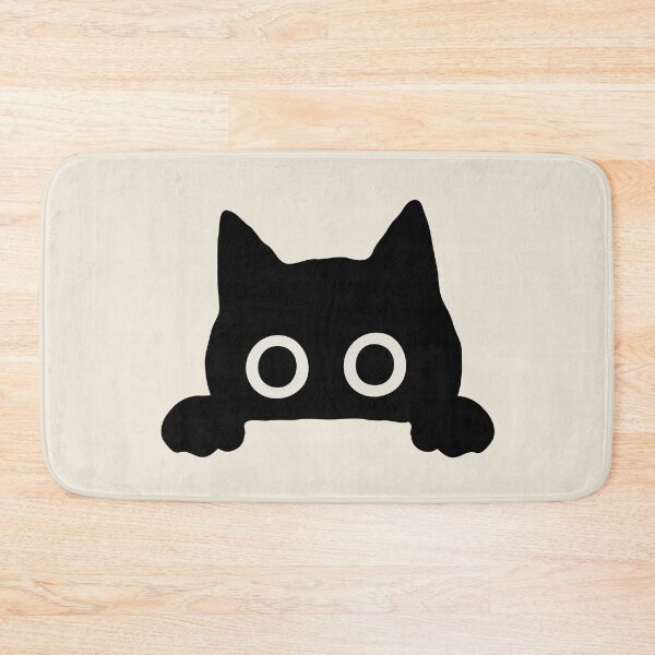 Item preview, Peeking Black Cat Paws designed and sold by Gkinoki.