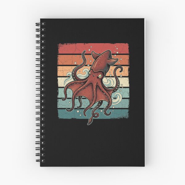 Item preview, Vintage Distressed Squid Octopus Aquatic Design designed and sold by snowry.