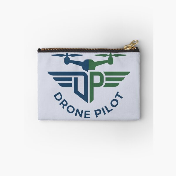 Item preview, Drone Pilot Wings Aviation Logo Quadcopter Graphic designed and sold by KiwiRider.