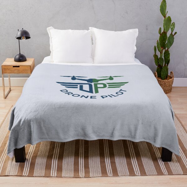 Item preview, Drone Pilot Wings Aviation Logo Quadcopter Graphic designed and sold by KiwiRider.