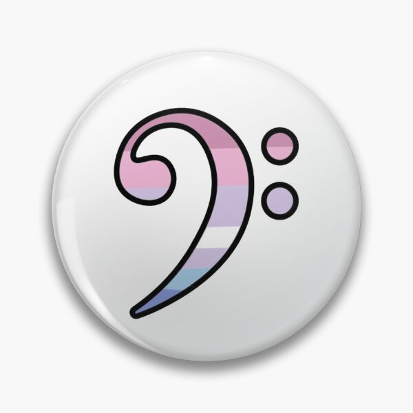 Item preview, Bass Clef - Bigender designed and sold by TheReedRoom.