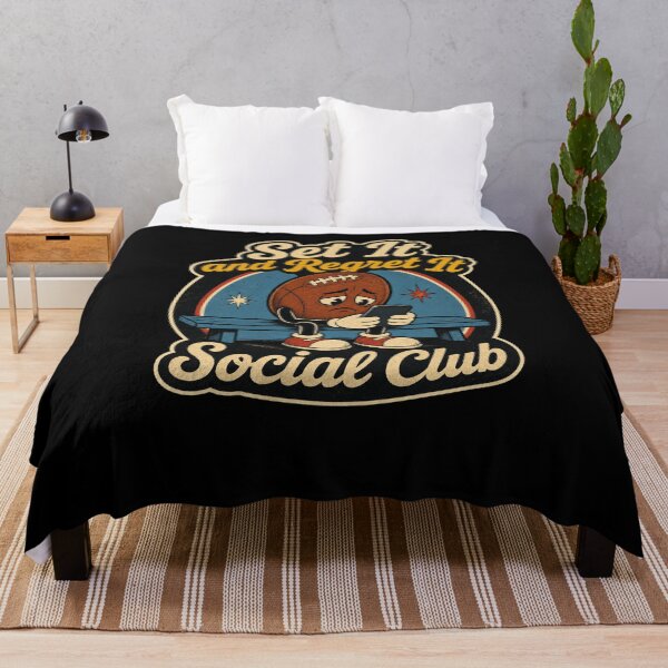 Item preview, Set It and Regret It Social Club Football designed and sold by snowry.