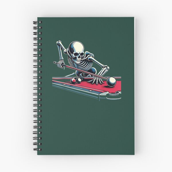 Item preview, Skeleton Playing Billiards Halloween Billiard Pool Snooker 726 designed and sold by findbeeingarden.