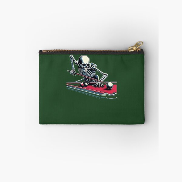 Item preview, Skeleton Playing Billiards Halloween Billiard Pool Snooker 726 designed and sold by findbeeingarden.