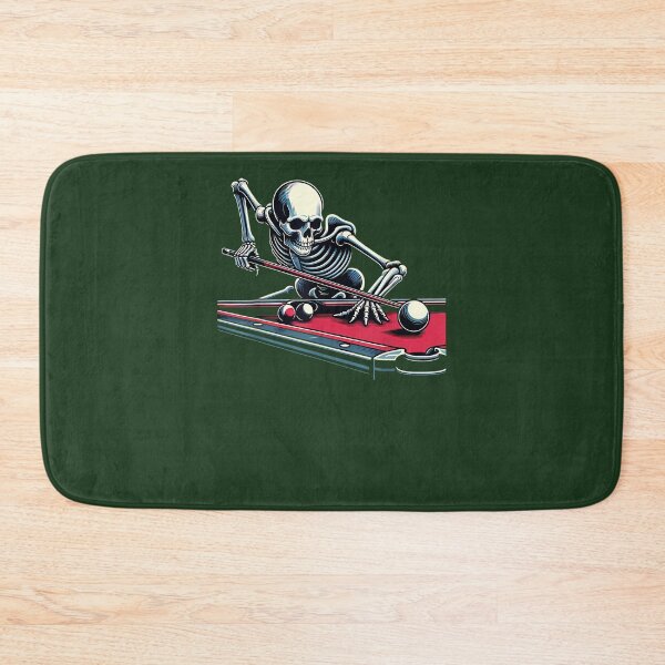 Item preview, Skeleton Playing Billiards Halloween Billiard Pool Snooker 726 designed and sold by findbeeingarden.