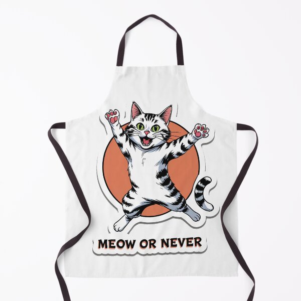 Item preview, Meow or Never Funny Cat Lover Design | Cute Kitty Gift designed and sold by decimalades.