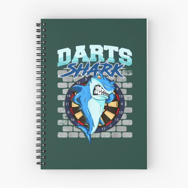 Item preview, Dart Team Player Shark Dartboard Darts Quote Gift 122 designed and sold by findbeeingarden.