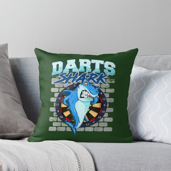 Item preview, Dart Team Player Shark Dartboard Darts Quote Gift 122 designed and sold by findbeeingarden.