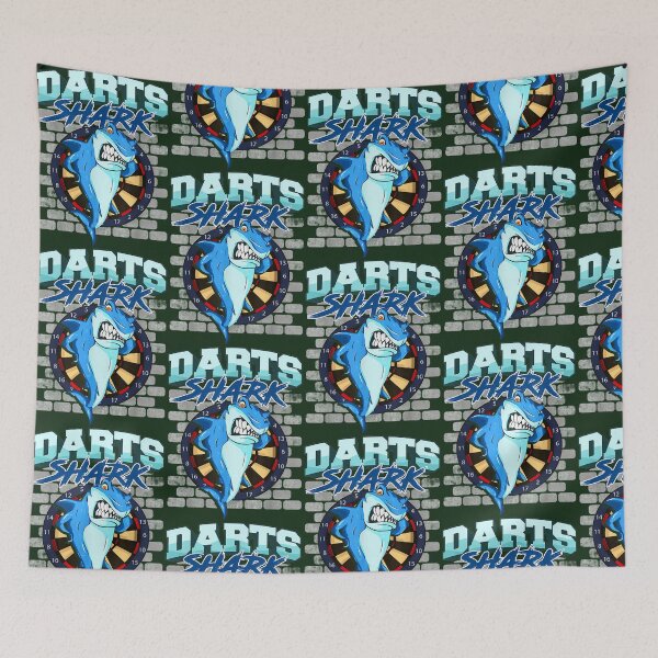 Item preview, Dart Team Player Shark Dartboard Darts Quote Gift 122 designed and sold by findbeeingarden.
