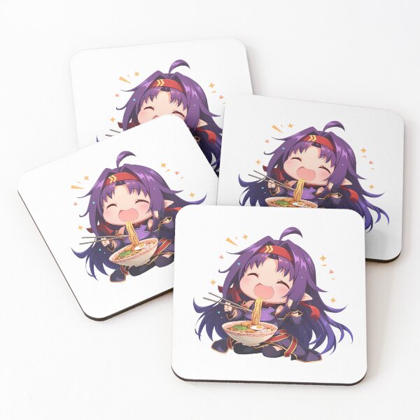 Item preview, Yuuki Sword Art Online Kawaii Ramen Chibi Happy Noodle Energy designed and sold by mildaclairmo.