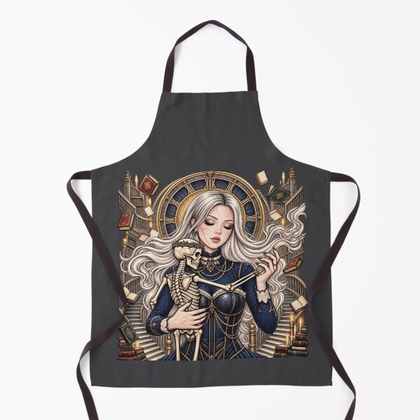 Item preview, Gothic Book Lover Skeleton Romance designed and sold by POD DYNASTY | Original Print On Demand T-Shirt Graphics.