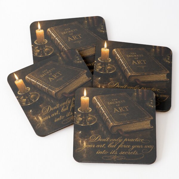 Item preview, Beethoven Quote: Don't only practice your art, but force your way into its secrets - Dark Academia Classical Music Mastery Art designed and sold by DoReMiStudio.