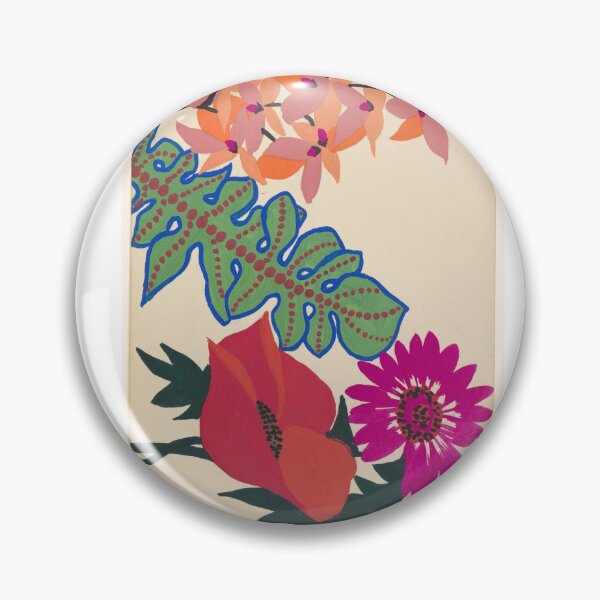 Item preview, Floral retro colorful design designed and sold by Lara L. Bowers.