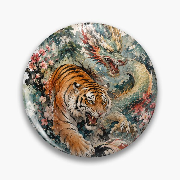 Item preview, Dragon & Tiger designed and sold by TeikunShop.