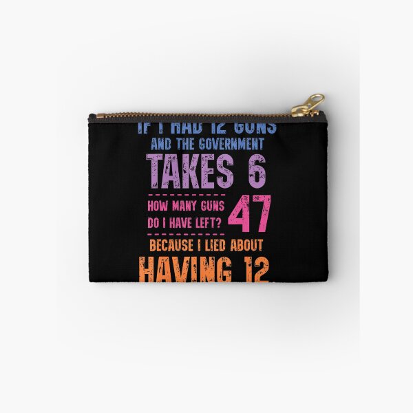 Item preview, Funny Gun Rights Math Amendment 12 Guns 6 Taken designed and sold by HaytamShop.