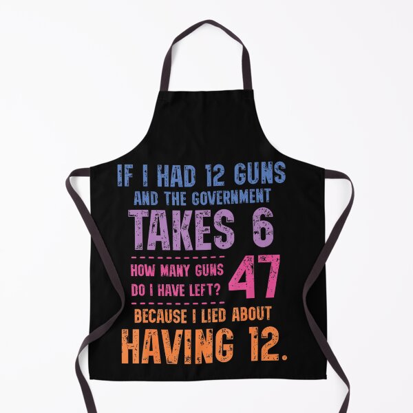 Item preview, Funny Gun Rights Math Amendment 12 Guns 6 Taken designed and sold by HaytamShop.