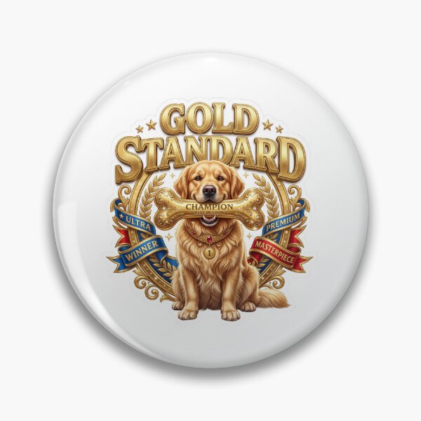 Item preview, Gold Standard Golden Retriever Luxury Art designed and sold by pradeepvisuals.