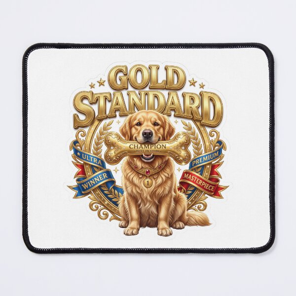 Item preview, Gold Standard Golden Retriever Luxury Art designed and sold by pradeepvisuals.