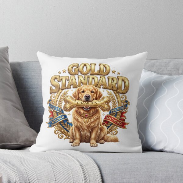 Item preview, Gold Standard Golden Retriever Luxury Art designed and sold by pradeepvisuals.