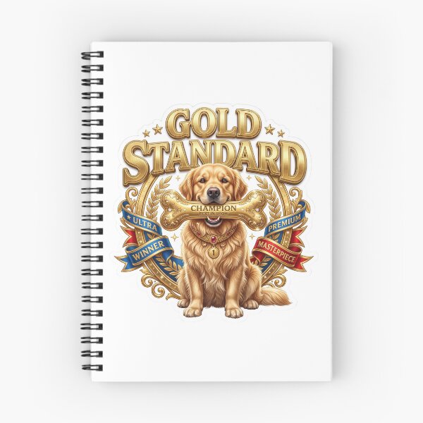 Item preview, Gold Standard Golden Retriever Luxury Art designed and sold by pradeepvisuals.