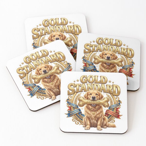 Item preview, Gold Standard Golden Retriever Luxury Art designed and sold by pradeepvisuals.
