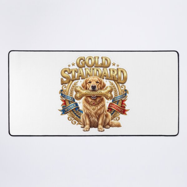 Item preview, Gold Standard Golden Retriever Luxury Art designed and sold by pradeepvisuals.