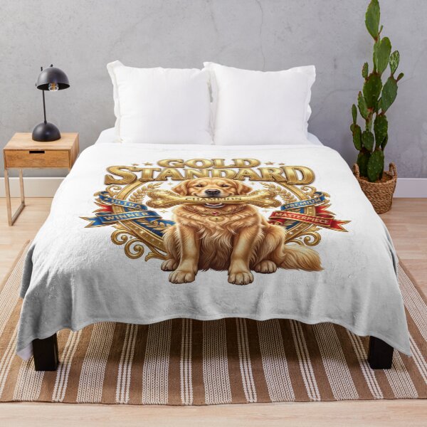 Item preview, Gold Standard Golden Retriever Luxury Art designed and sold by pradeepvisuals.