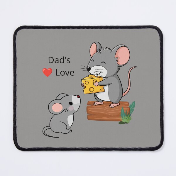 Item preview, Father's Love Mouse Cheese Gift designed and sold by CREATIVE HIVE.