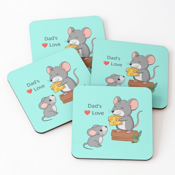 Item preview, Father's Love Mouse Cheese Gift designed and sold by CREATIVE HIVE.