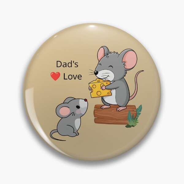 Item preview, Father's Love Mouse Cheese Gift designed and sold by CREATIVE HIVE.
