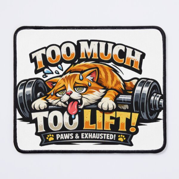 Item preview, One More Rep Said No One Ever Funny Sarcastic Gym Cat T-Shirt – Cat Lover Fitness Design designed and sold by AYACHI90.
