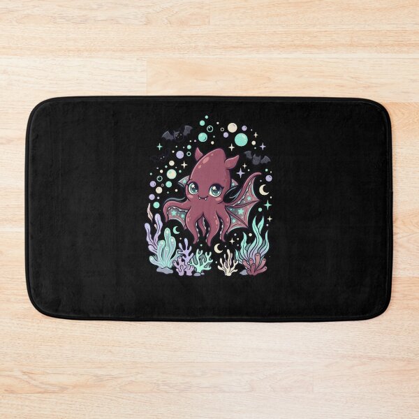 Item preview, Kawaii Vampire Squid Bat Wings Ocean Creature designed and sold by snowry.