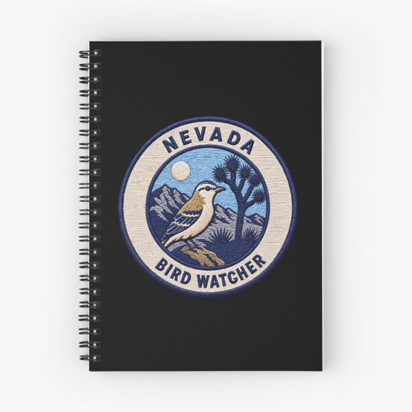 Item preview, Nevada Bird Watcher – Loggerhead Shrike Desert Patch designed and sold by The-Drip-Studio.