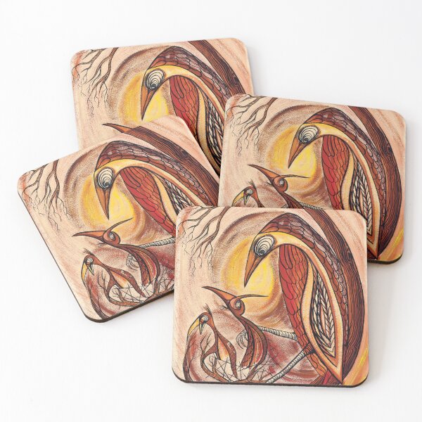 Item preview, Momma bird with Babies designed and sold by QuixoteRidge.