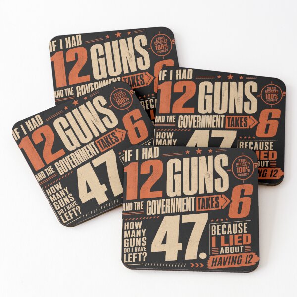 Item preview, Funny Second Amendment Gun Rights 12 Guns Humor designed and sold by HaytamShop.