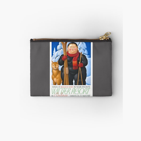 Item preview, Vintage Winter Resort Skiing – Retro Alpine Travel Poster designed and sold by retrographics.
