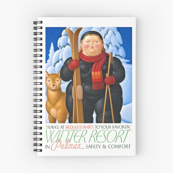 Item preview, Vintage Winter Resort Skiing – Retro Alpine Travel Poster designed and sold by retrographics.