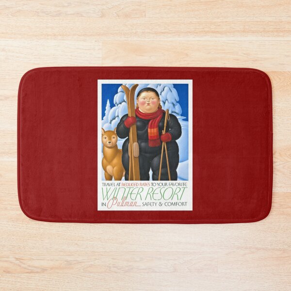 Item preview, Vintage Winter Resort Skiing – Retro Alpine Travel Poster designed and sold by retrographics.