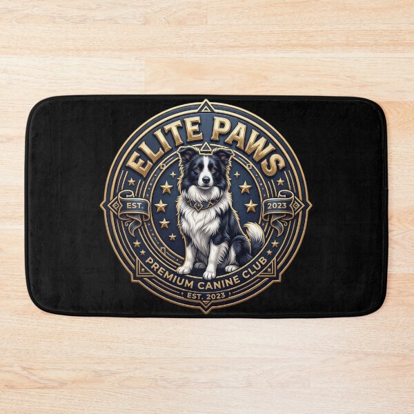 Item preview, Elite Paws Border Collie Crest Artwork designed and sold by pradeepvisuals.