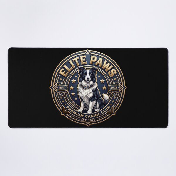 Item preview, Elite Paws Border Collie Crest Artwork designed and sold by pradeepvisuals.