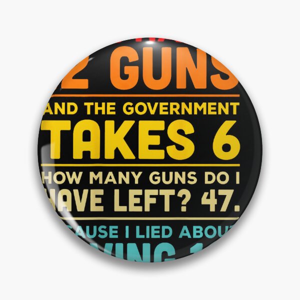 Item preview, Funny Second Amendment Math 12 Guns Government designed and sold by HaytamShop.