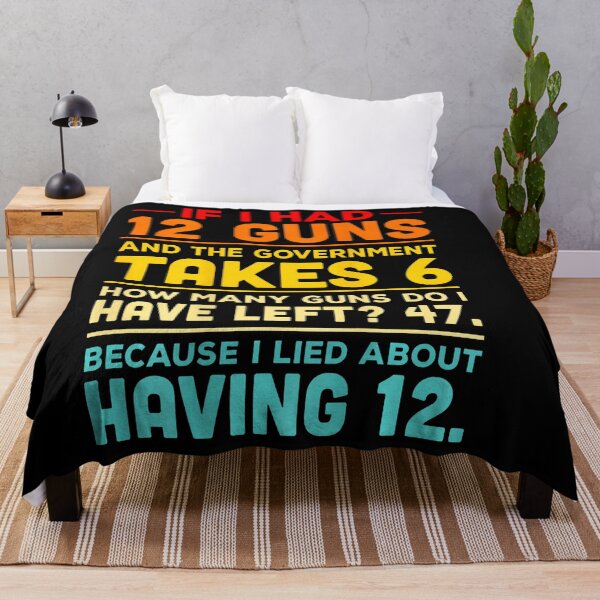 Item preview, Funny Second Amendment Math 12 Guns Government designed and sold by HaytamShop.